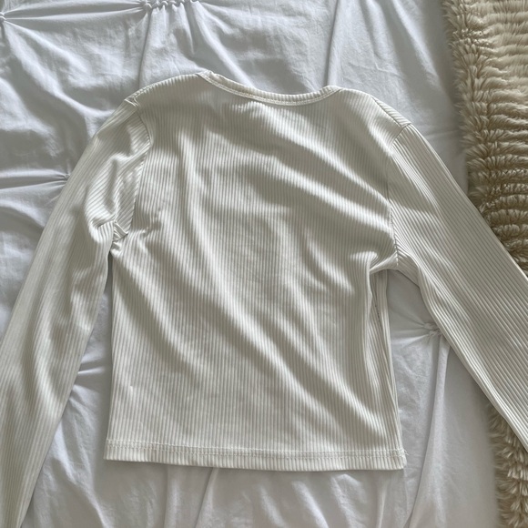 SHEIN white long sleeve - Picture 2 of 3